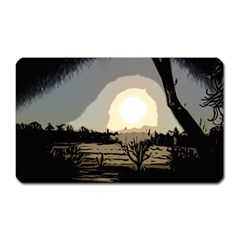 Sunrise Over The Plains Magnet (rectangular)