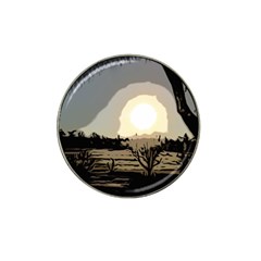 Sunrise Over The Plains Hat Clip Ball Marker (10 Pack) by DeneWestUK