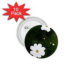 Daisies In Green 1 75  Buttons (10 Pack)