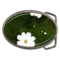 Daisies In Green Belt Buckles