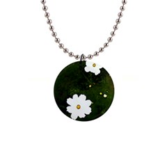 Daisies In Green Button Necklaces