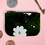 Daisies In Green Mini Coin Purse Front