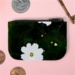 Daisies In Green Mini Coin Purse Back