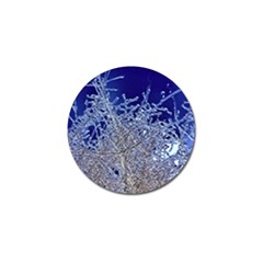 Crystalline Branches Golf Ball Marker