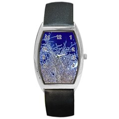 Crystalline Branches Barrel Style Metal Watch by DeneWestUK