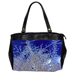 Crystalline Branches Oversize Office Handbag (2 Sides) by DeneWestUK