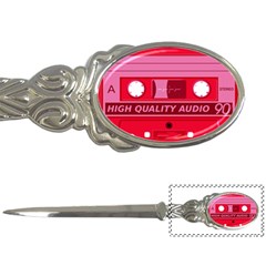 Red Cassette Letter Opener