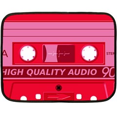 Red Cassette Fleece Blanket (Mini)