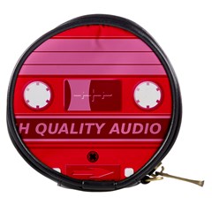 Red Cassette Mini Makeup Bag