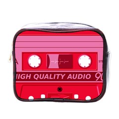 Red Cassette Mini Toiletries Bag (One Side)