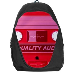 Red Cassette Backpack Bag