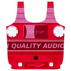 Red Cassette Full Print Recycle Bag (XL)