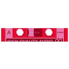 Red Cassette Small Flano Scarf by vintage2030