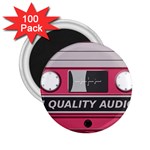 Pink Cassette 2.25  Magnets (100 pack)  Front