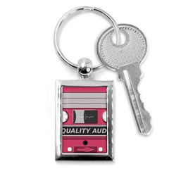 Pink Cassette Key Chains (rectangle)  by vintage2030