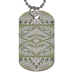 Broccoli Tree Green Dog Tag (two Sides) by DeneWestUK