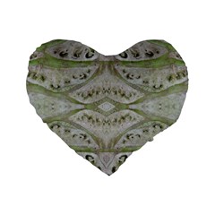 Broccoli Tree Green Standard 16  Premium Heart Shape Cushions