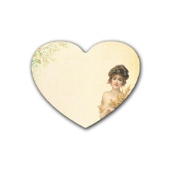 Vintage 1067759 1920 Heart Coaster (4 Pack)  by vintage2030