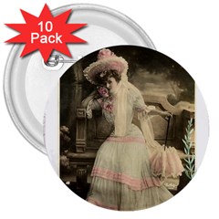 Vintage 1071148 1920 3  Buttons (10 Pack) 