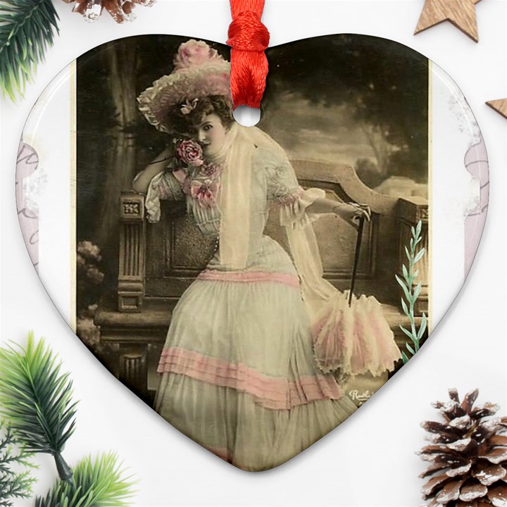 Vintage 1071148 1920 Heart Ornament (Two Sides)