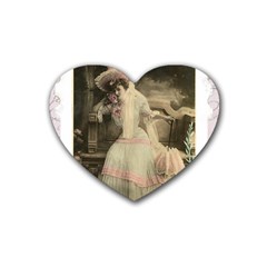 Vintage 1071148 1920 Rubber Coaster (heart)  by vintage2030