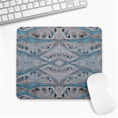 Broccoli Tree Blue Large Mousepads by DeneWestUK