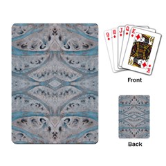 Broccoli Tree Blue Playing Cards Single Design by DeneWestUK