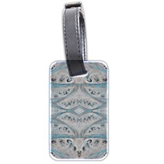 Broccoli Tree Blue Luggage Tags (two Sides)