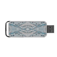 Broccoli Tree Blue Portable Usb Flash (two Sides) by DeneWestUK