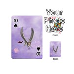 Cute Little Pegasus With Butterflies Playing Cards 54 (Mini) Front - Spade10