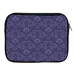 Damask Purple Apple Ipad 2/3/4 Zipper Cases by vintage2030