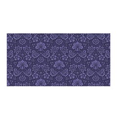 Damask Purple Satin Wrap by vintage2030