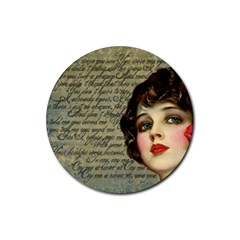 Vintage 1047247 1280 Rubber Round Coaster (4 Pack)  by vintage2030