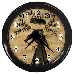 Vintage 1060201 1920 Wall Clock (black)