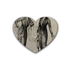 Vintage 1060195 1920 Rubber Coaster (heart)  by vintage2030