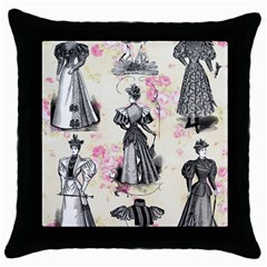 Vintage 1064132 1920 Throw Pillow Case (black) by vintage2030