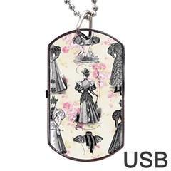 Vintage 1064132 1920 Dog Tag Usb Flash (one Side) by vintage2030