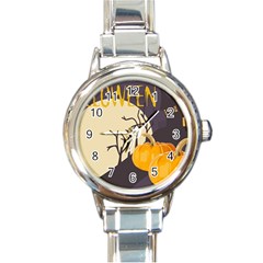 Halloween 979495 1280 Round Italian Charm Watch by vintage2030