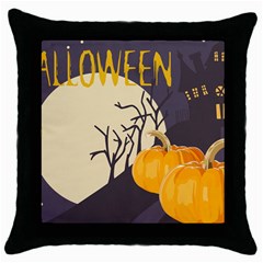 Halloween 979495 1280 Throw Pillow Case (black) by vintage2030