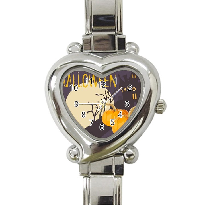 Halloween 979495 1280 Heart Italian Charm Watch