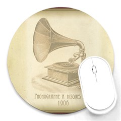 Vintage 979490 1280 Round Mousepads by vintage2030