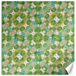 Vintage Floral Print Collage Pattern Canvas 16  x 16  15.2 x15.41  Canvas - 1