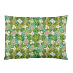 Vintage Floral Print Collage Pattern Pillow Case by dflcprints