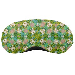 Vintage Floral Print Collage Pattern Sleeping Masks by dflcprints