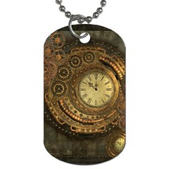 Awesome Steampunk Design, Clockwork Dog Tag (one Side) by FantasyWorld7