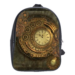 Awesome Steampunk Design, Clockwork School Bag (large) by FantasyWorld7