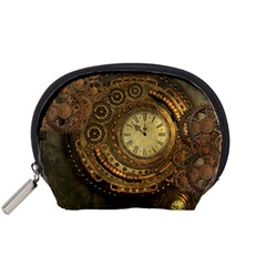 Awesome Steampunk Design, Clockwork Accessory Pouch (small) by FantasyWorld7