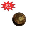 Awesome Steampunk Design, Clockwork 1  Mini Magnets (100 pack)  Front