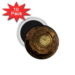 Awesome Steampunk Design, Clockwork 1 75  Magnets (10 Pack)  by FantasyWorld7