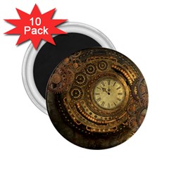 Awesome Steampunk Design, Clockwork 2 25  Magnets (10 Pack)  by FantasyWorld7